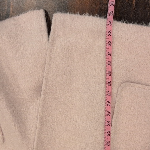 Topshop Light Pink Carly Long Coat, Jacket, Size 8 ,Long Reglan Sleeves. - Picture 7 of 8